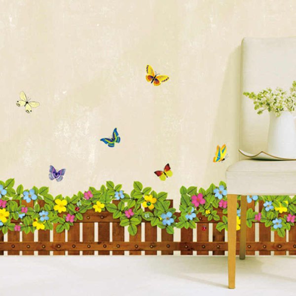 Заборчики в саду для декора