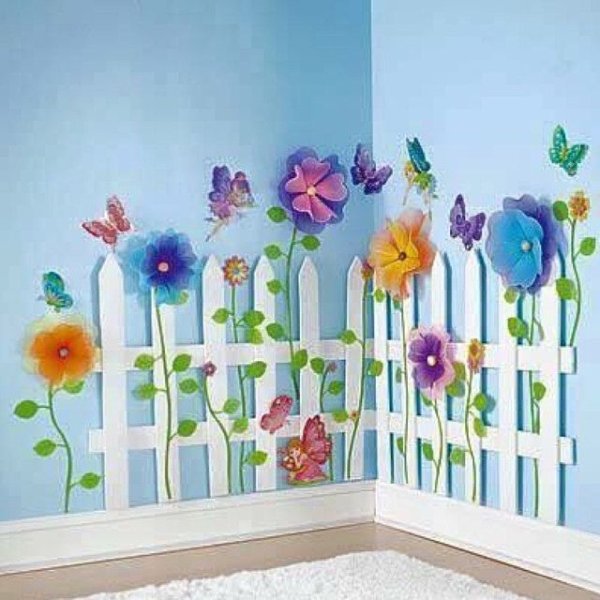 Украшение стен в детском саду