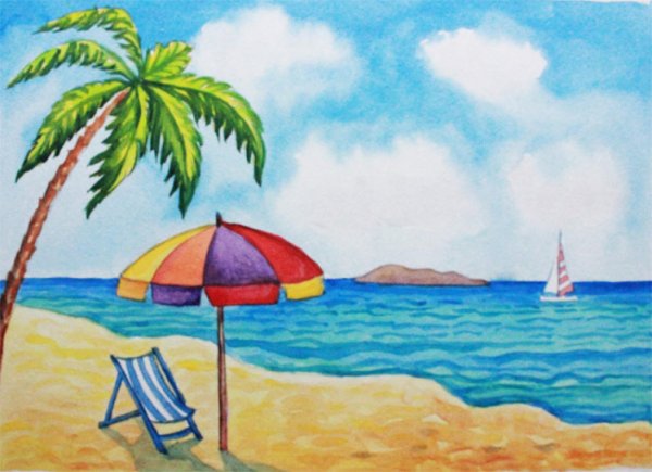 Рисунок на тему лето