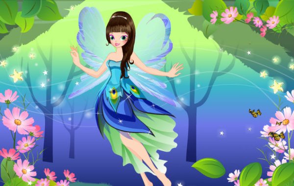 Эльф с крылышками