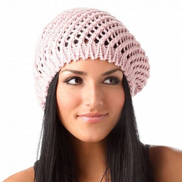 Летние вязаные шапочки для женщин