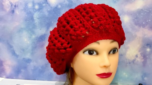 Береты крючком с Мариной