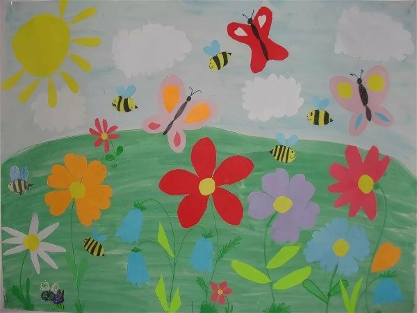 Рисование лето в подготовительной группе детского сада