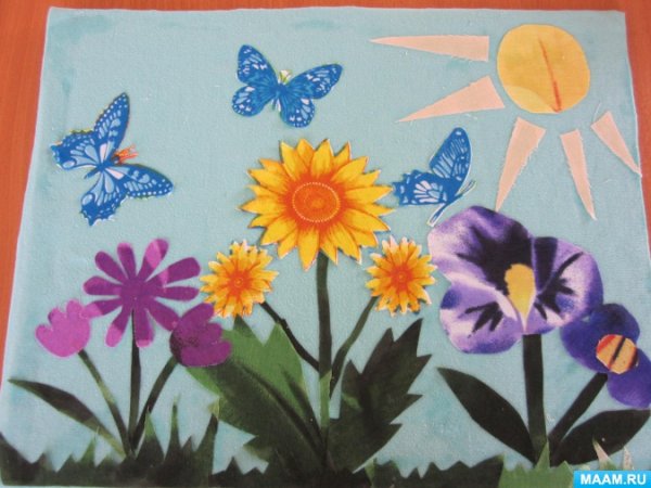 Аппликация лето