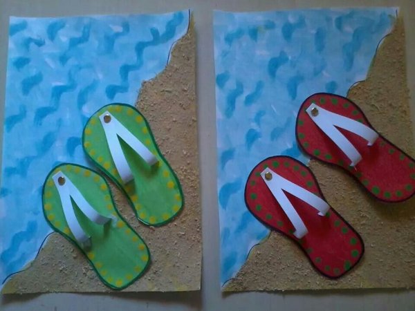 Летние аппликации для детей