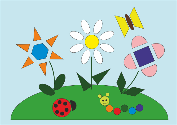 Летняя аппликация