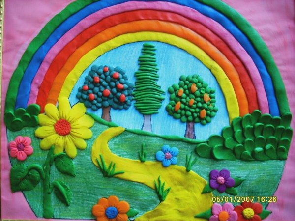 Пластилинография бабочка