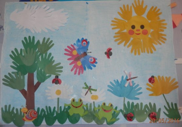 Аппликация лето