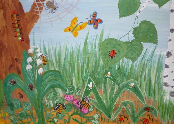 Рисунок лето для детей