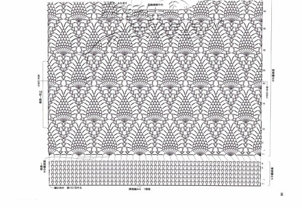 Узоры для мохера крючком со схемами