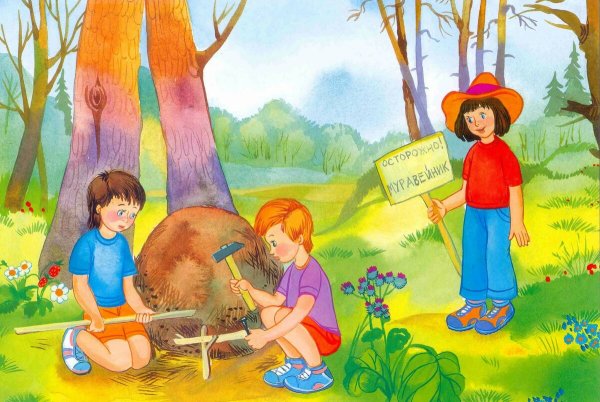 Мальчик в лесу