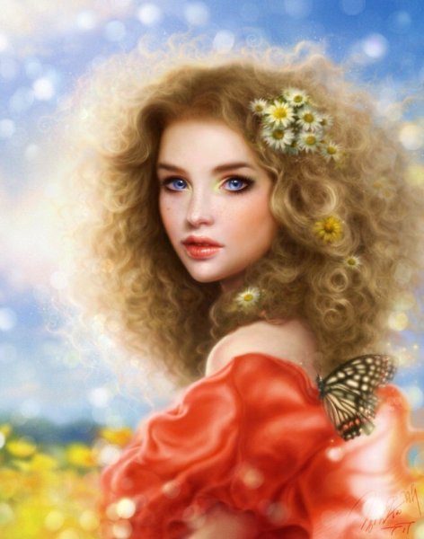 Девушка Весна для детского сада