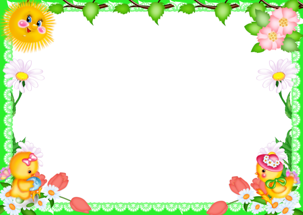 Красивая летняя рамка