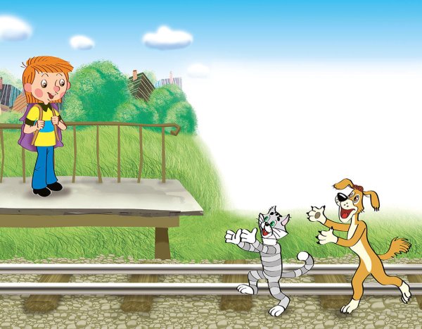 Дядя фёдор в поезде в Простоквашино