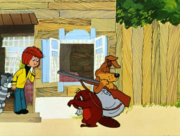 Трое из Простоквашино мультфильм 1978