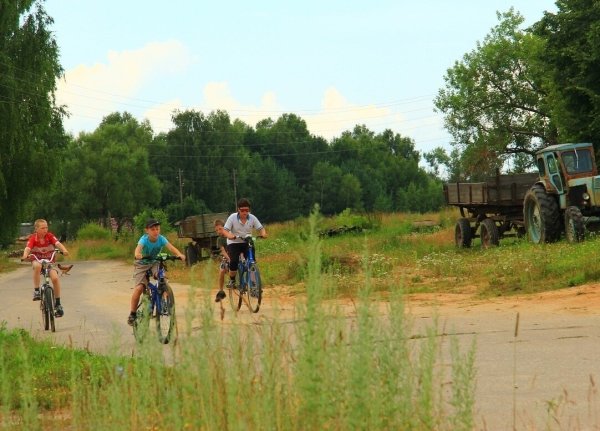 В деревне. Летние каникулы