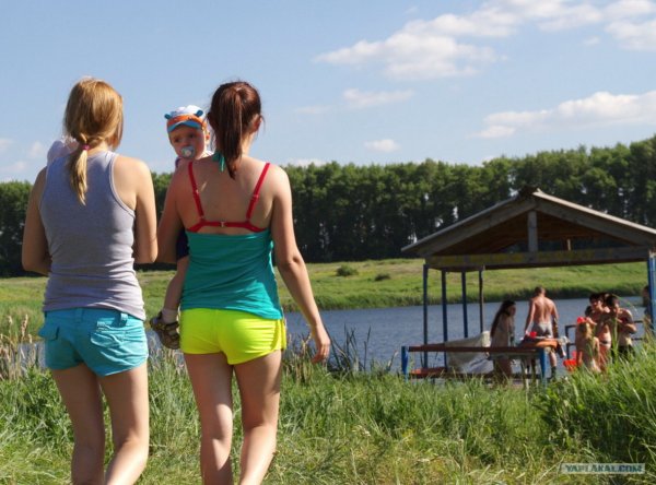 Лето в деревне дети