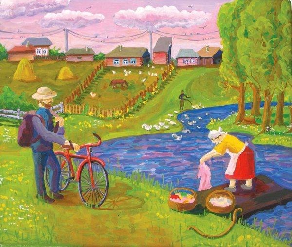 Огород рисунок для детей