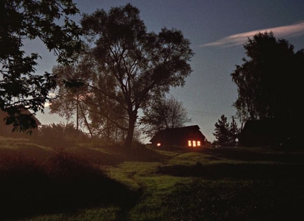 Ночь в деревне летом