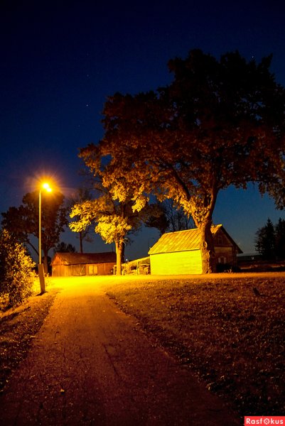 Ночная деревня