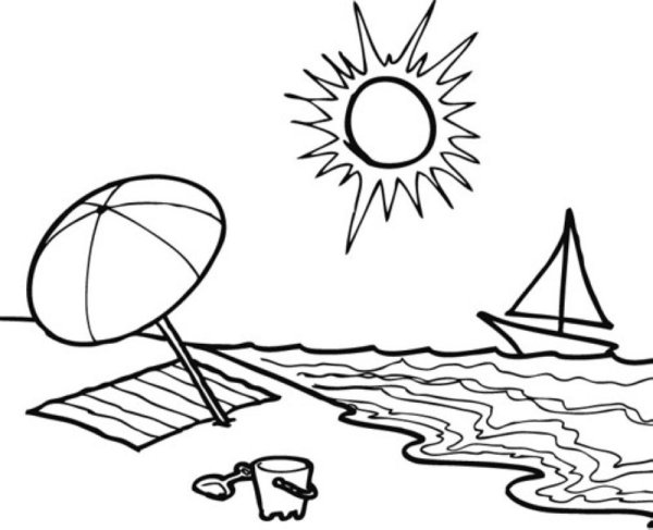 Раскраска лагерь для детей