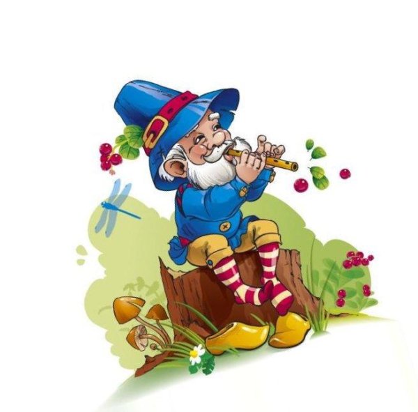 Гномик с колокольчиком