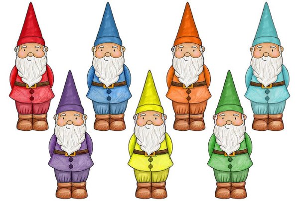 Гномики дни недели