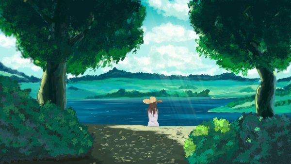 Солнечный день аниме