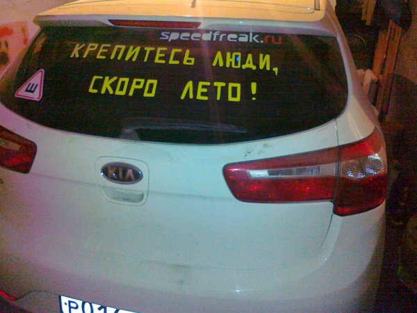 Оракал на стекло авто