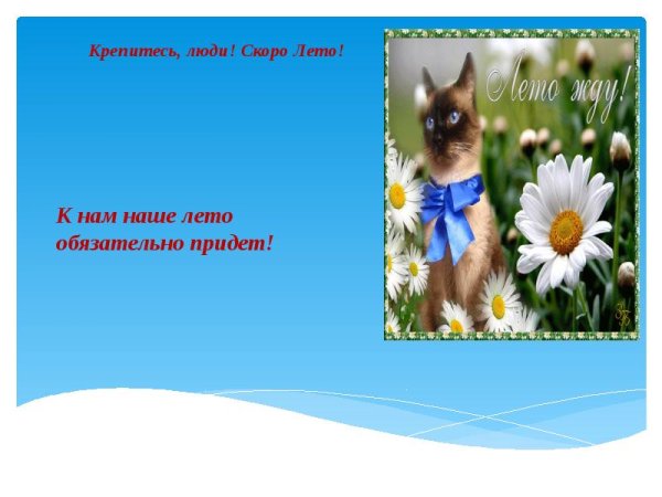 Крепитесь люди с Оро лето