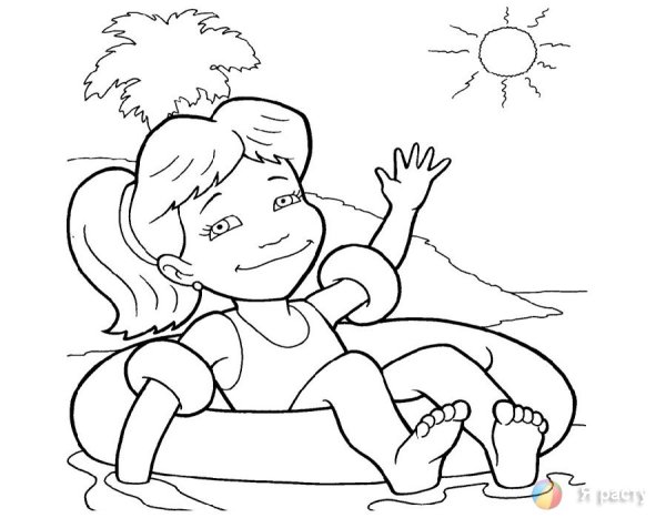 Цветы и бабочки. Раскраска