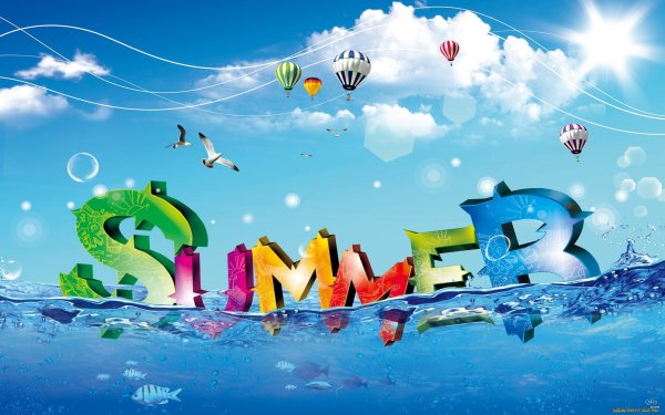 Летний пейзаж для детей