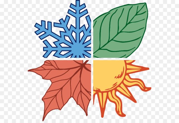 Времена года значки