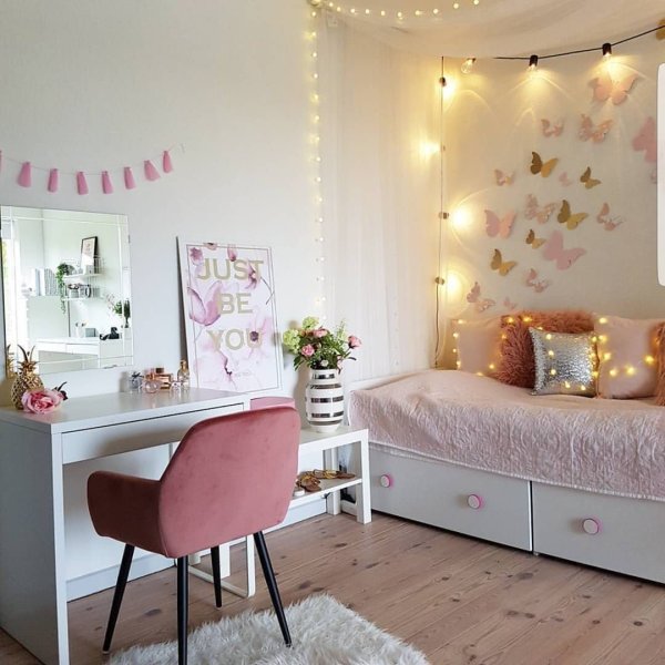 Декор комнаты для девочки подростка