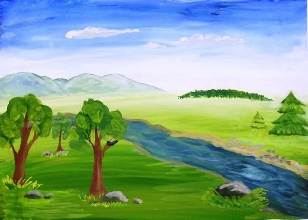 Картина природы для детей