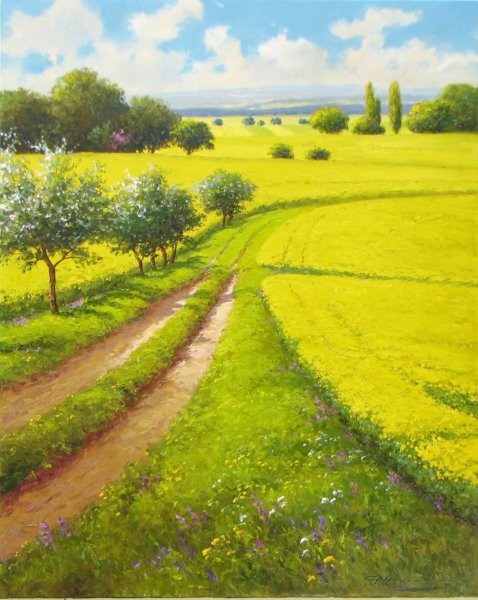 Пейзажи природы гуашью