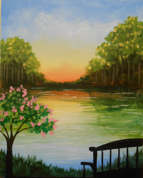 Михаила Павловича Кузнецова "акварельный пейзаж"