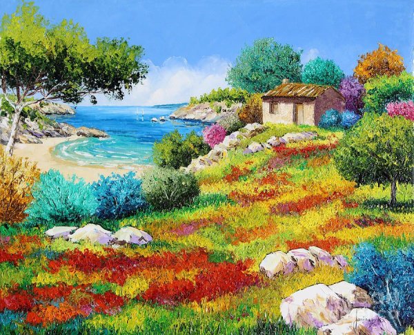 Пейзажи для срисовки