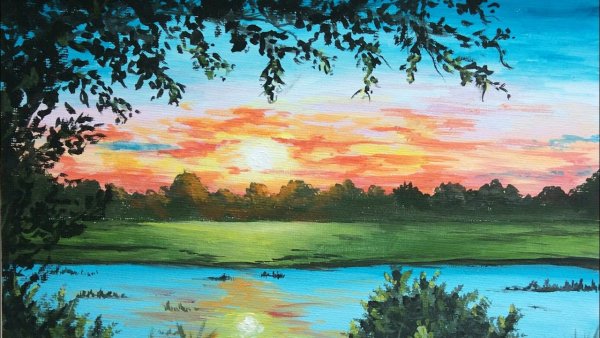 Детские рисунки лето