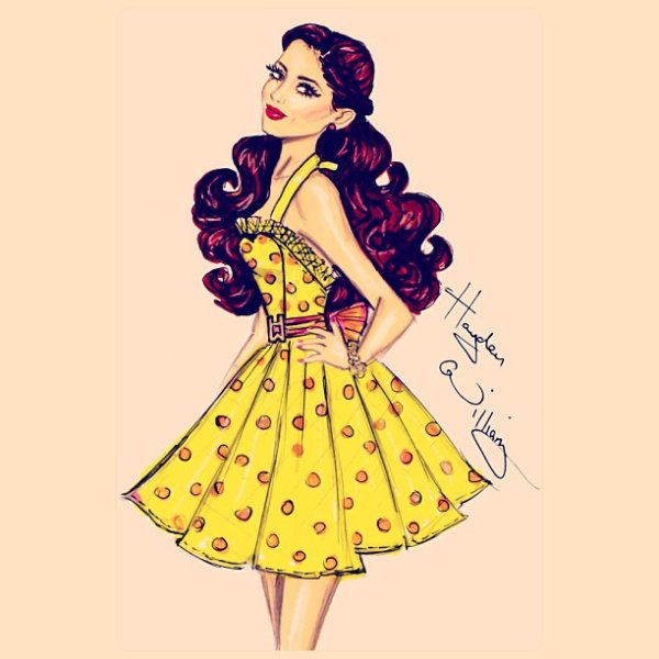 Срисовки девочек красивых и модных