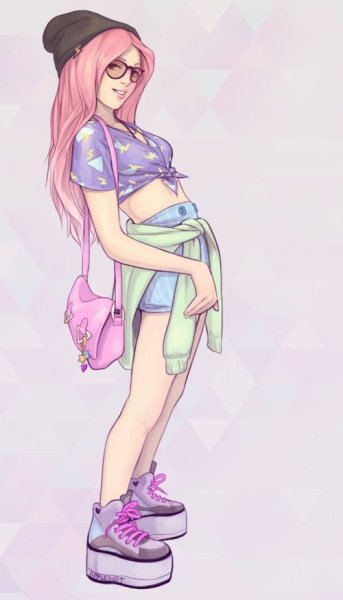 Мультяшные модные девушки