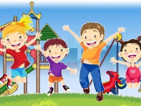 Иллюстрации играющих детей