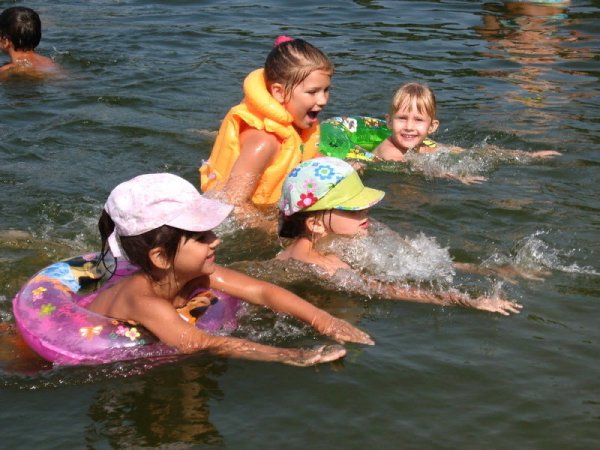 Купание на речке