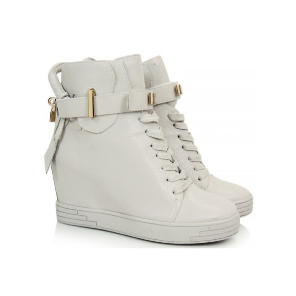 Сникерсы ботинки женские светлые