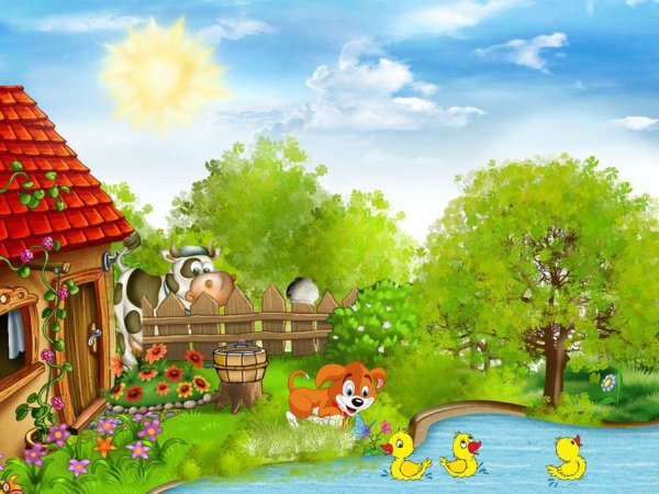 Детские фоны для фотошопа