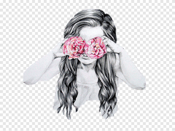 Девушка рисунок