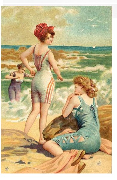 Советские открытки лето