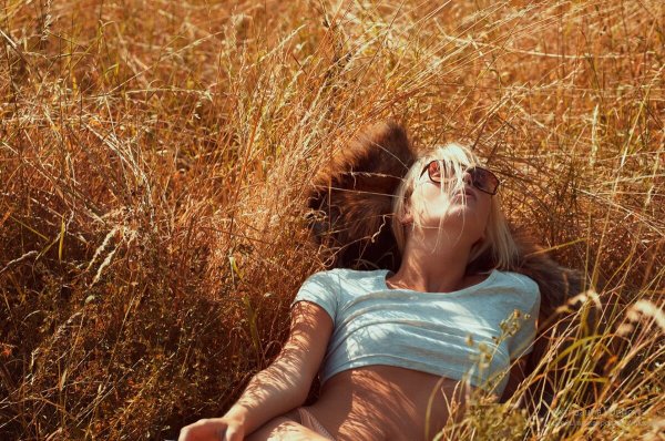 Девушки жарким летом