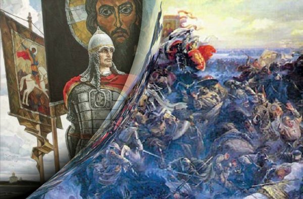 Александр Невский Ледовое побоище рисунок