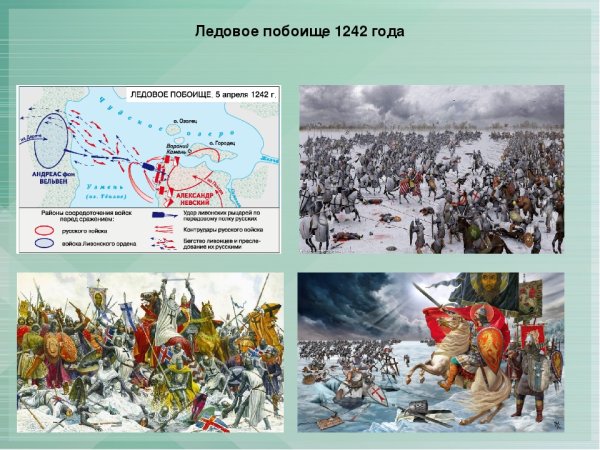 1242 Г Ледовое побоище карта